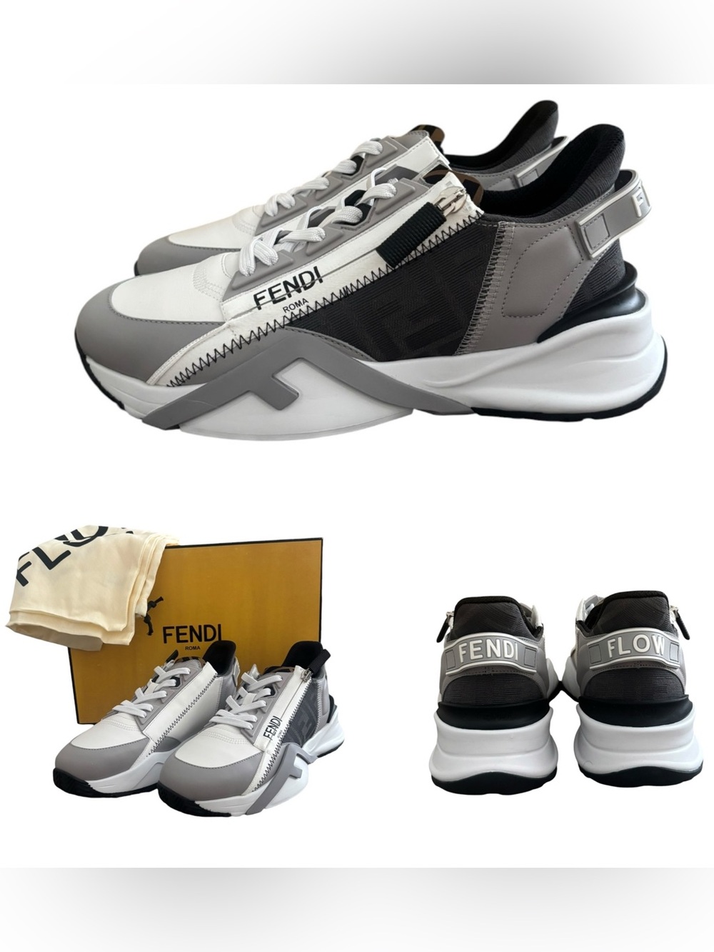 Fendi Flow Sneakers - Sz 38